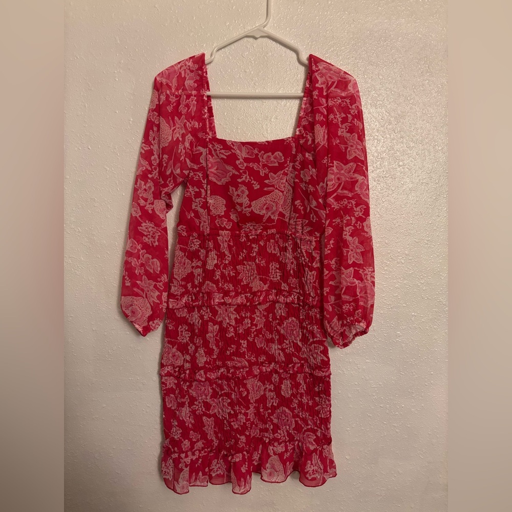 Sim & Sam long sleeve floral dress (Size M)